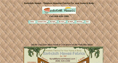 Desktop Screenshot of barkclothhawaii.com